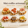 Mini croffles artisanaux à Chalon-sur-Saône | Plateau de 12